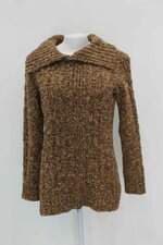 Blusa tecelan tricot feminina marrom