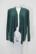 Cardigan viviane furrier feminina verde com Assimetria