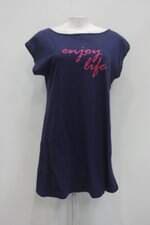 Camisola feminina azul com Silk