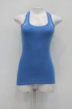 Regata hollister feminina azul com Renda