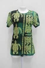 Blusa básica feminina estampada com Silk