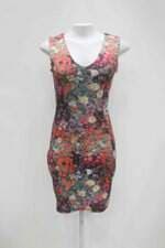 Vestido aqua feminino florido