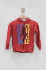 Jaqueta Infantil benetex vermelha com Silk e Capuz