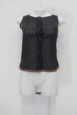 Blusa oalcaçuz feminina preta com Transparência