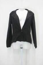 Blazer feminino preto com Bordado