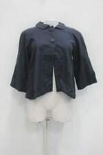 Casaco manga 3/4 shyde feminino azul com Forro