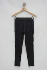 Calça legging de cirrê feminina preta