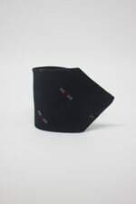Gravata rhodes & brousse masculina azul estampada