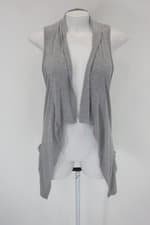 Colete anatita feminino cinza com Franzido