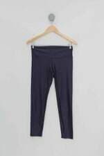 Calça de tecido alinha.net feminina roxo Cós com elástico