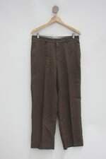 Calça Social feminina marrom listrada