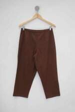 Calça de tecido criatiff feminina marrom