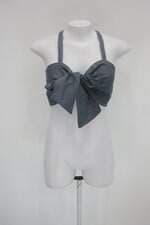 Top cropped czar feminino cinza