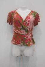 Blusa zara woman feminina estampada com Babado