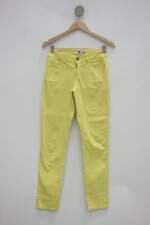Calça de sarja pink connection feminina amarela