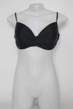 Top de biquíni shein feminino preto com Bojo