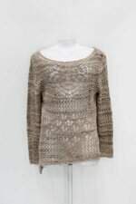 Blusa feminina cinza de tricot