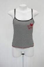Blusa feminina listrada com Bordado