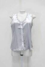 Camisola any any feminina cinza com Renda