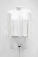 Blusa renner feminina branca com Pregas