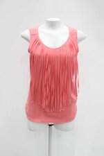 Regata zara feminina rosa com Franja