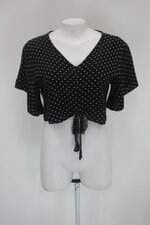 Blusa cropped dolce miss feminina preta