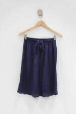 Saia disfrutti feminina azul com Renda