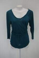 Blusa parresh feminina verde com Faixa na Cintura