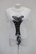 Blusa feminina branca com Silk