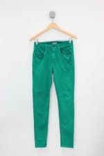Calça de sarja marisa feminina verde