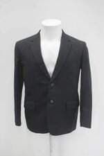 Blazer masculino preto com Forro e Ombreira