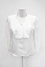 Camisa jeune frlle feminina branca com Ombreira