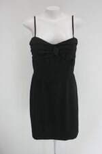 Vestido spezzato feminino preto com Bojo e Pregas