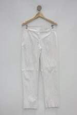 Calça de tecido shoulder feminino branco