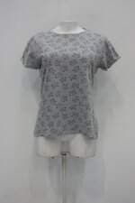 Blusa feminina cinza estampada