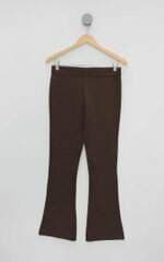 Calça flare manooch feminina marrom