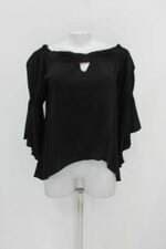 Blusa feminina preta manga longa 