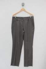 Calça de tecido openup feminina cinza