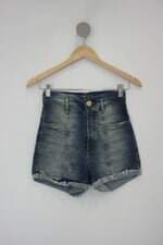 Shorts jeans feminino azul