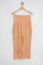 Calça de tecido Mais Um feminina laranja