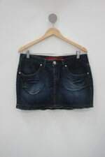 Saia Jeans ineditoo feminina azul