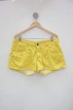 Shorts de sarja bivik feminino amarelo
