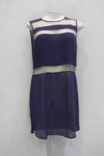Vestido xpto feminino roxo com Recortes