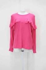 Blusa lucy in the sky feminina rosa com Babado