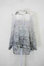 Camisa feminina estampada com Barra Mullet
