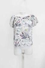Blusa Ciganinha feminina estampada com Recortes