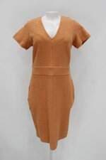 Vestido simulassão feminino marrom