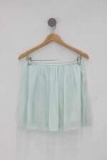 Saia forever 21 feminina verde com Meio forro e Plissado
