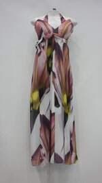 Vestido feminino colorido com Forro e Bojo