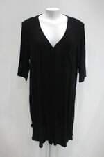 Camisa chemise dkny feminina preta